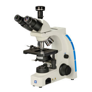 LM-302実験室の検光子のスライドが付いている直立したTrinocularの金属顕微鏡