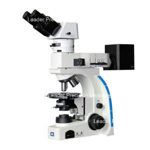 doubeの屈折の特徴がある双眼偏光顕微鏡LP-202はのための問題を観察し、研究する